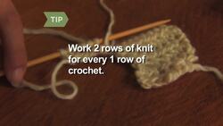 How to Convert a Crochet Pattern into a Knitting Pattern Instructional Video