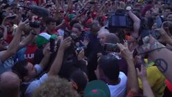 Lula's supporters celebrate his release from jail Instructional Video
