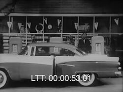 Ford advert 1956 Stock Footage
