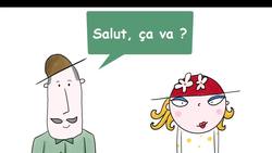 Greet and take leave in French - French communication 3 Instructional Video
