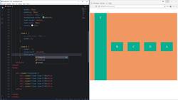 Frontend Web Development Bootcamp - Build a Twitter Clone - Flex Item Properties Instructional Video