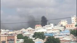 CLEAN : Large blast near Somalia parliament: security source News Clip