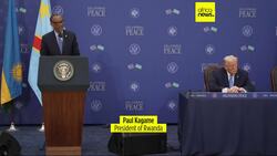 Trump praises leaders of Rwanda and DR Congo as they sign a peace deal News Clip