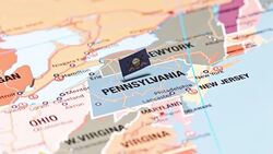 Pennsylvania from USA States Stock Footage