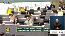 Thai senators wear personal protection equipment in Parliament News Clip