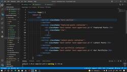 Mega Web Development Bootcamp with React Bootstrap 5, Redux, and REST API - Designing Homepage Featured Post Section Instructional Video