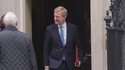 Ministers depart Cabinet meeting News Clip
