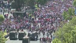 CLEAN : Protests continue in Chile's capital over transport price hike News Clip