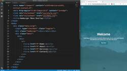 Modern HTML and CSS from the Beginning (Including Sass) - Hamburger Menu Overlay [1] - HTML & Base CSS Instructional Video
