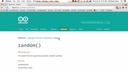 Using random numbers with Arduino Instructional Video