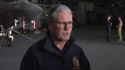 Starmer speaks on board HMS Prince of Wales News Clip