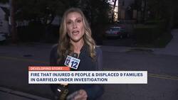 Garfield fire under investigation; 6 people injured and 9 families displaced News Clip