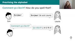 Belongings: adjective position after nouns and the alphabet Instructional Video