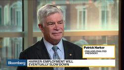 Fed's Harker on Employment, Rate Path, Economy News Clip