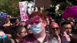 CLEAN : Britney Spears fans celebrate after singer's father removed as her guardian News Clip