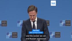 NATO must focus on military aid for Ukraine, not peace deal, says alliance chief Mark Rutte News Clip