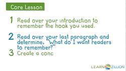 Concluding an Informational Text: Creating Memorable Endings Instructional Video