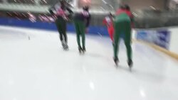 Team GB ice skating at National Ice Centre in Nottingham News Clip