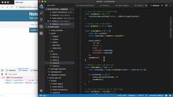 The Modern JavaScript Bootcamp (2019) - Converting Notes App: Part IV Instructional Video