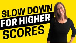 Why Slowing Down Gets Higher Speaking Scores - IELTS Energy Podcast 1333 Instructional Video