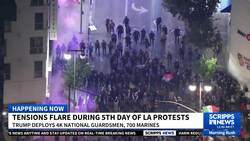 Newsom says Trump ‘wanted chaos,’ sends 800 more officers amid ICE protests News Clip