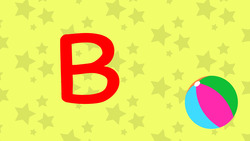 B Is For Ball - Upper Case Instructional Video