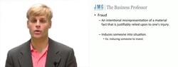 Understanding Intentional Tort and Fraud Instructional Video