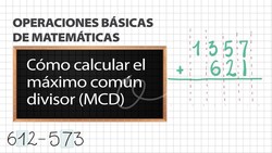 Cómo calcular el máximo común divisor (MCD) Instructional Video