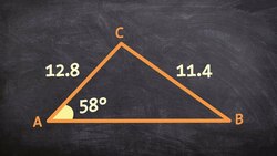 Ambiguous case law of sines two triangles SSA Instructional Video