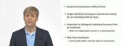 Forming a Sole Proprietorship Instructional Video