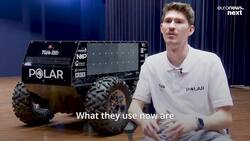 Dutch students have designed the first electric rover to carry out climate research on Antarctica News Clip