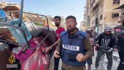 Northern Gaza residents flee homes amid heavy Israeli airstrikes News Clip