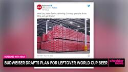 Budweiser to Send Unsold World Cup Beer to Winning Nation News Clip