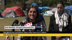Pro-Palestinian organizers reject latest offer from U of T admin News Clip