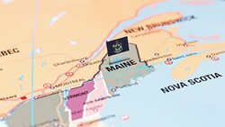 Maine from USA States Stock Footage