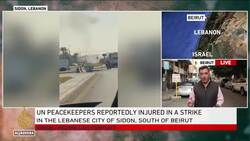 UN peacekeepers reportedly injured in Israeli strike News Clip