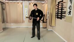 How to Do a Basic Ninjutsu Sword Draw Instructional Video