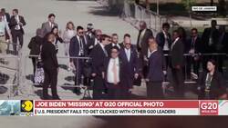 Joe Biden, Trudeau, Meloni 'Missing' At G20 Official Photo News Clip
