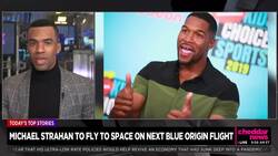 Michael Strahan to Take Flight on Next Blue Origin Trip to Space News Clip
