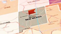 New Mexico from USA States Stock Footage