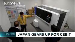 Japanese companies prepare to unveil new products at the CeBIT tech summit News Clip