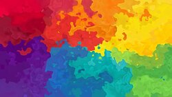 video animated splotch background rainbow colored Stock Footage