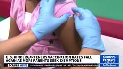 US childhood vaccination rates fall again as exemptions set another record News Clip