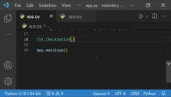 The Ultimate Guide to Python Programming With Python 3.10 - Interface: Checkbutton Instructional Video