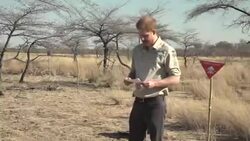 Prince Harry making a speech on landmine clearance in Angola News Clip