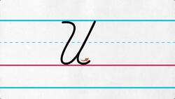 Uppercase Cursive Letter W Instructional Video