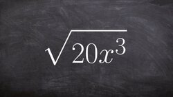 Learn how to simplify the square root of an expression Instructional Video