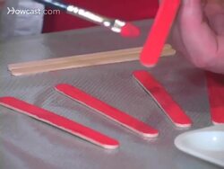 How to Make an American Flag Out of Popsicle Sticks Instructional Video