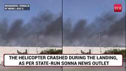 Military Helicopter Crashes In Somalian Capital; Watch Dramatic Video From Mogadishu News Clip