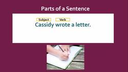 Simple Sentences with an Object Instructional Video